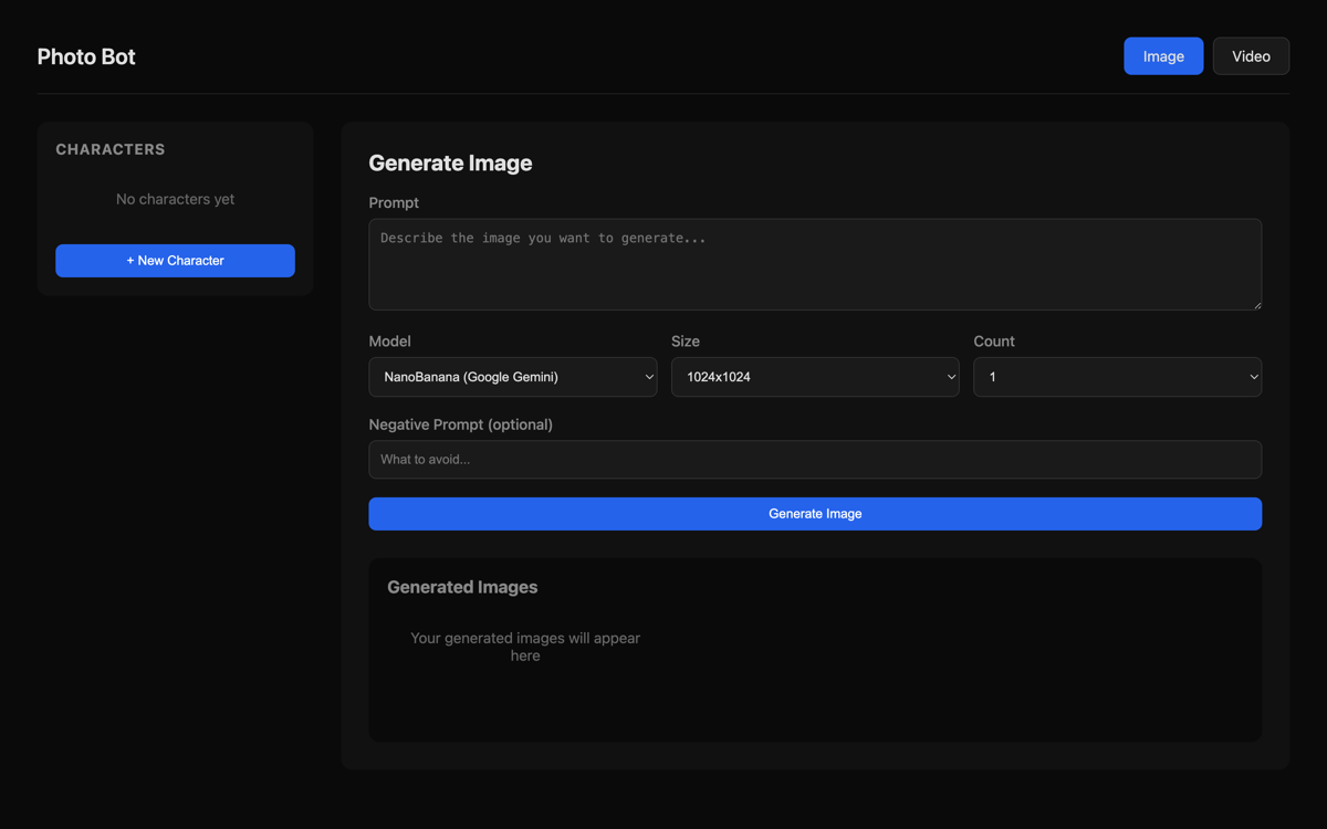 Photo Bot screenshot